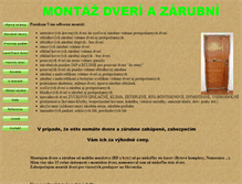 Tablet Screenshot of montazdveriazarubni.sk